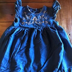 Bonnie Jean soft denim dress, size 4T